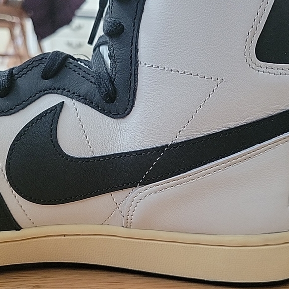 Size 14 Men's-Nike Terminator High PRM FD0394-030 Phantom Black/Black Pale Vanil - Picture 11 of 16